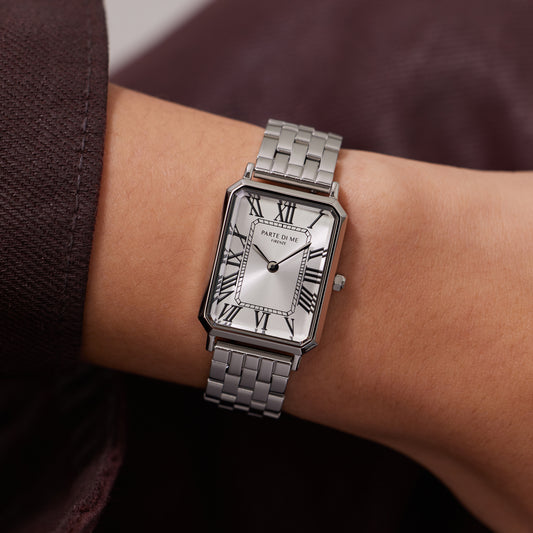 Orologio rectangular ladies watch silver coloured - Parte di Me