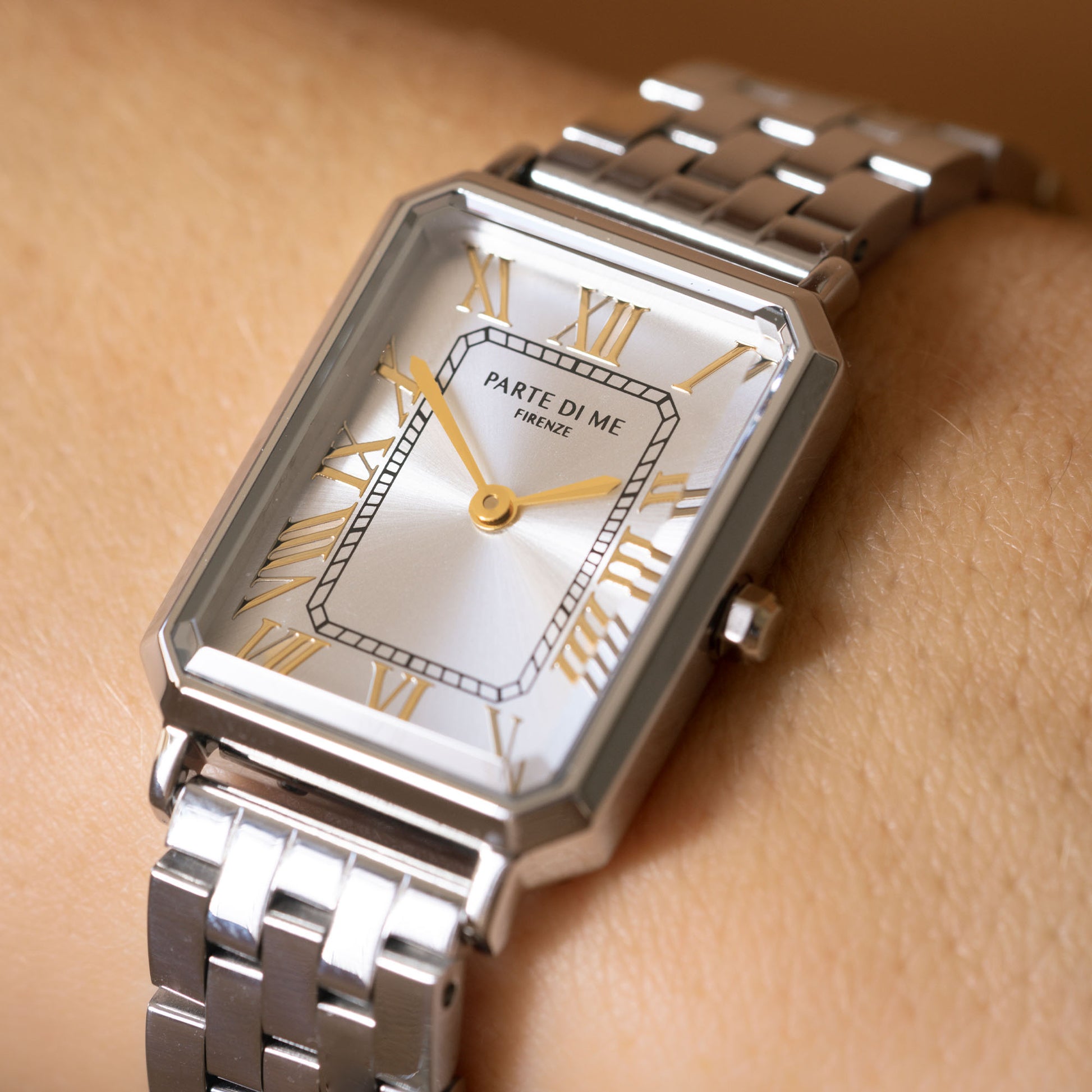 Orologio rectangular ladies watch silver coloured - Parte di Me