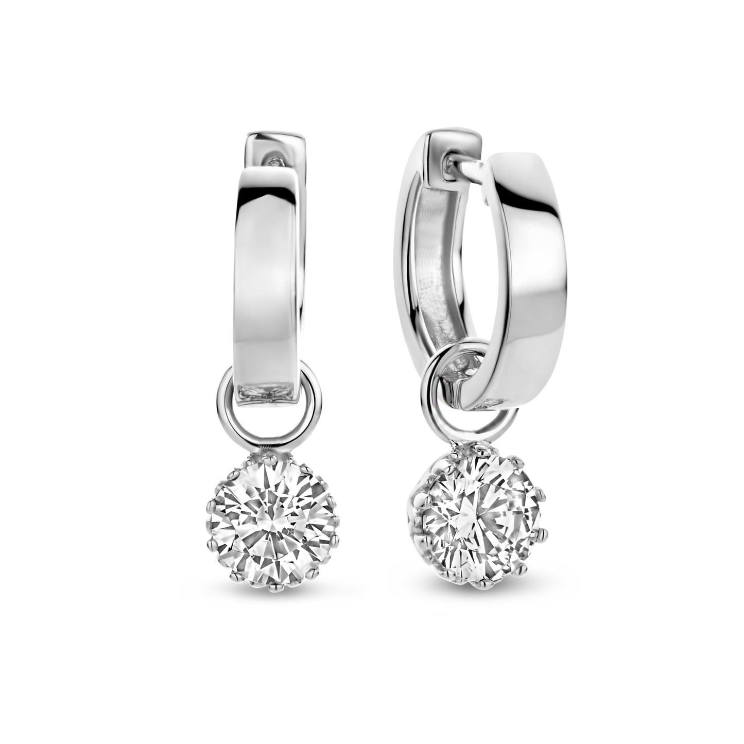 Sorprendimi 925 sterling silver earrings set with zirconia stones - Parte di Me