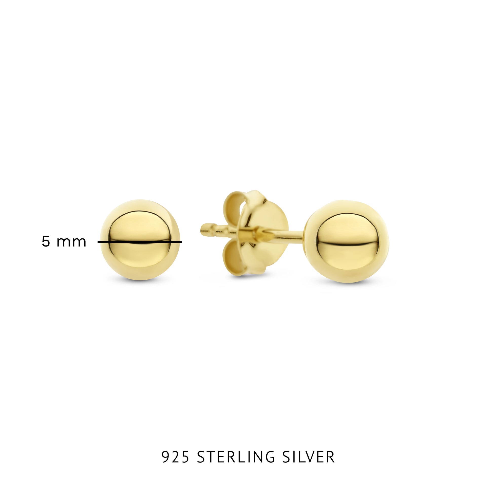 Sorprendimi 925 sterling silver gold plated earrings set - Parte di Me