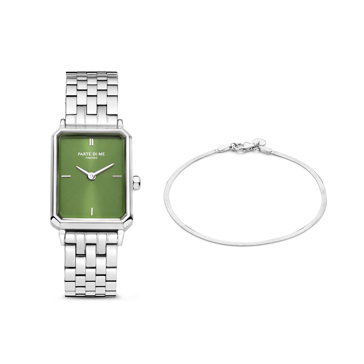 Sorprendimi silver coloured watch and 925 sterling silver bracelet - Parte di Me