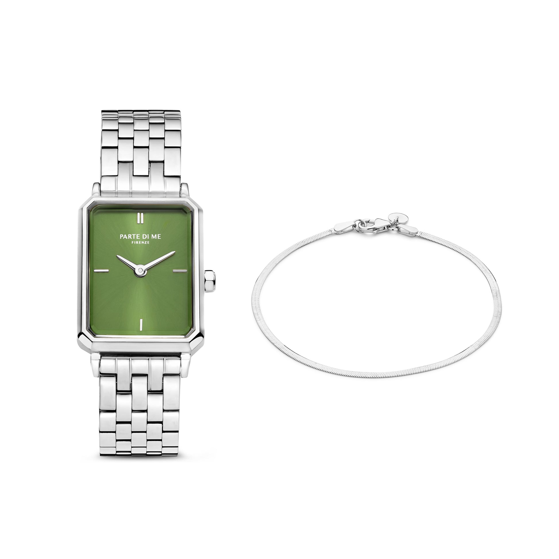 Sorprendimi silver coloured watch and 925 sterling silver bracelet - Parte di Me