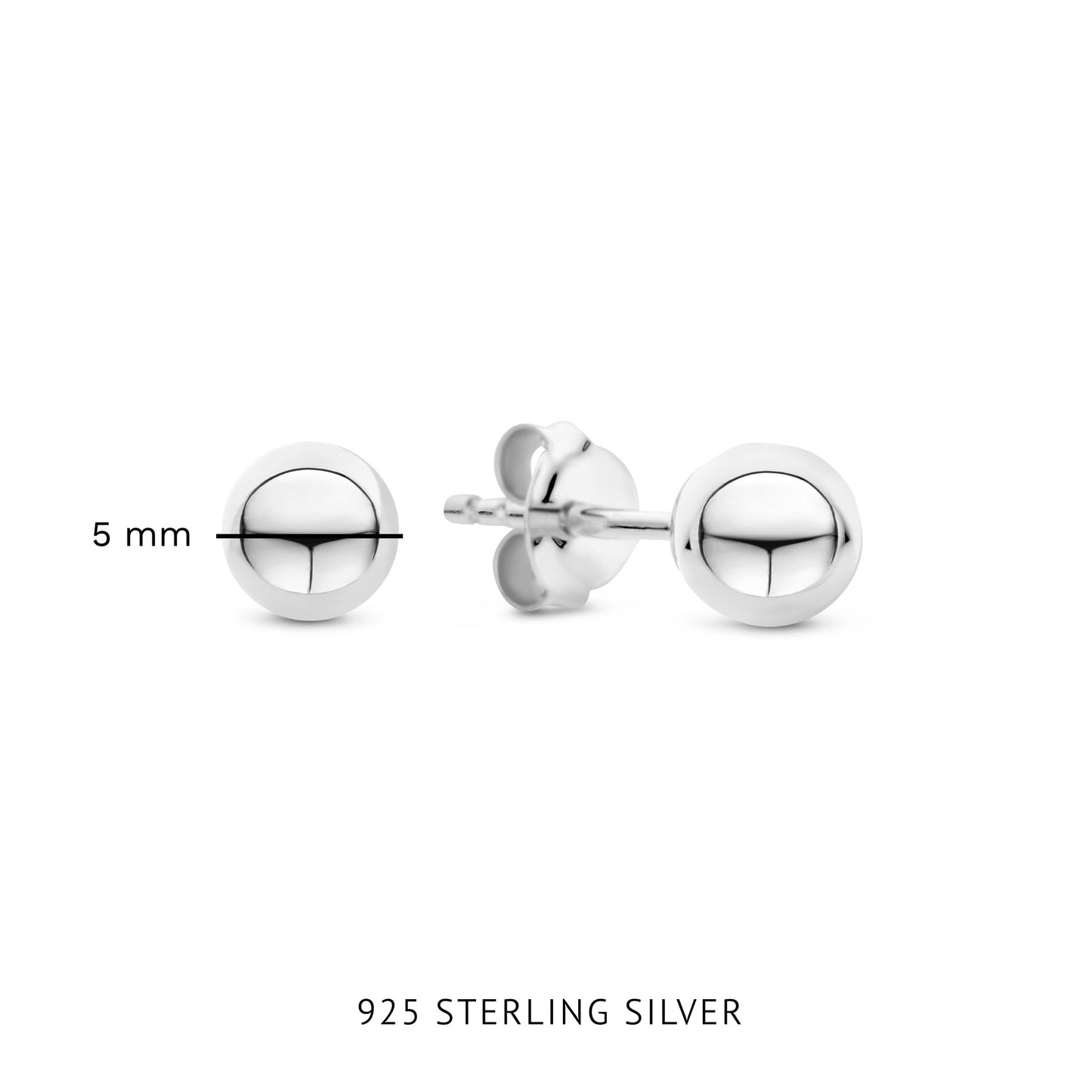 Bibbiena Poppi Casentino 925 sterling silver ear studs - Parte di Me