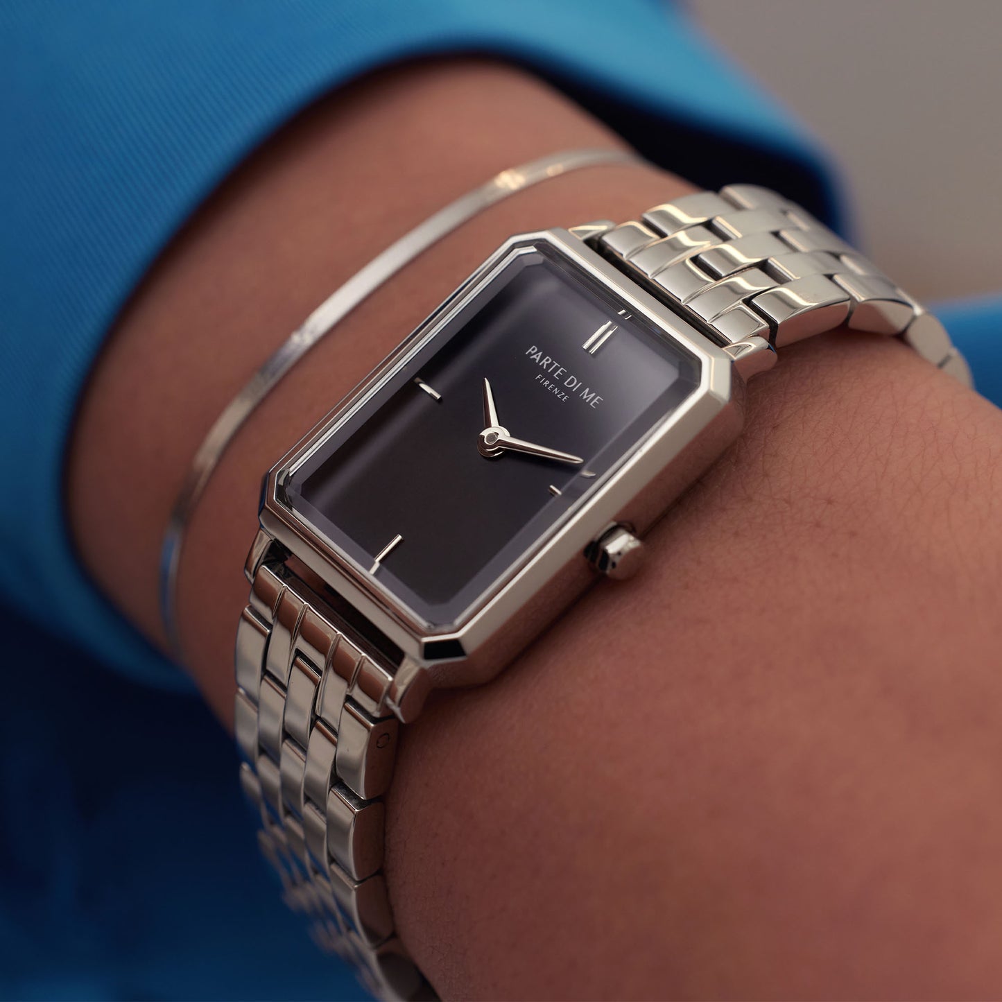 Sorprendimi silver coloured watch and 925 sterling silver bracelet - Parte di Me