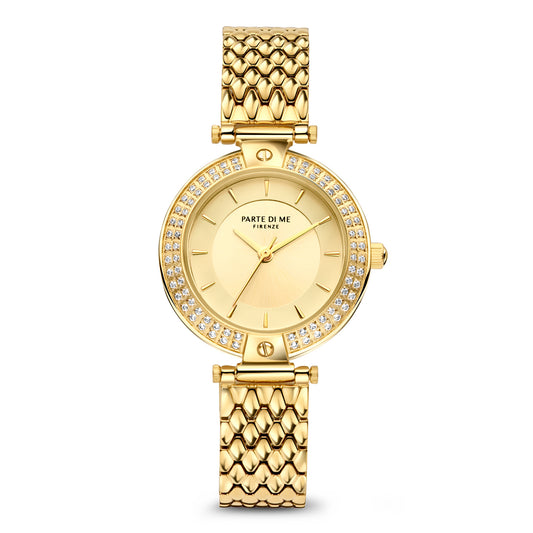 Orologio round ladies watch gold coloured - Parte di Me