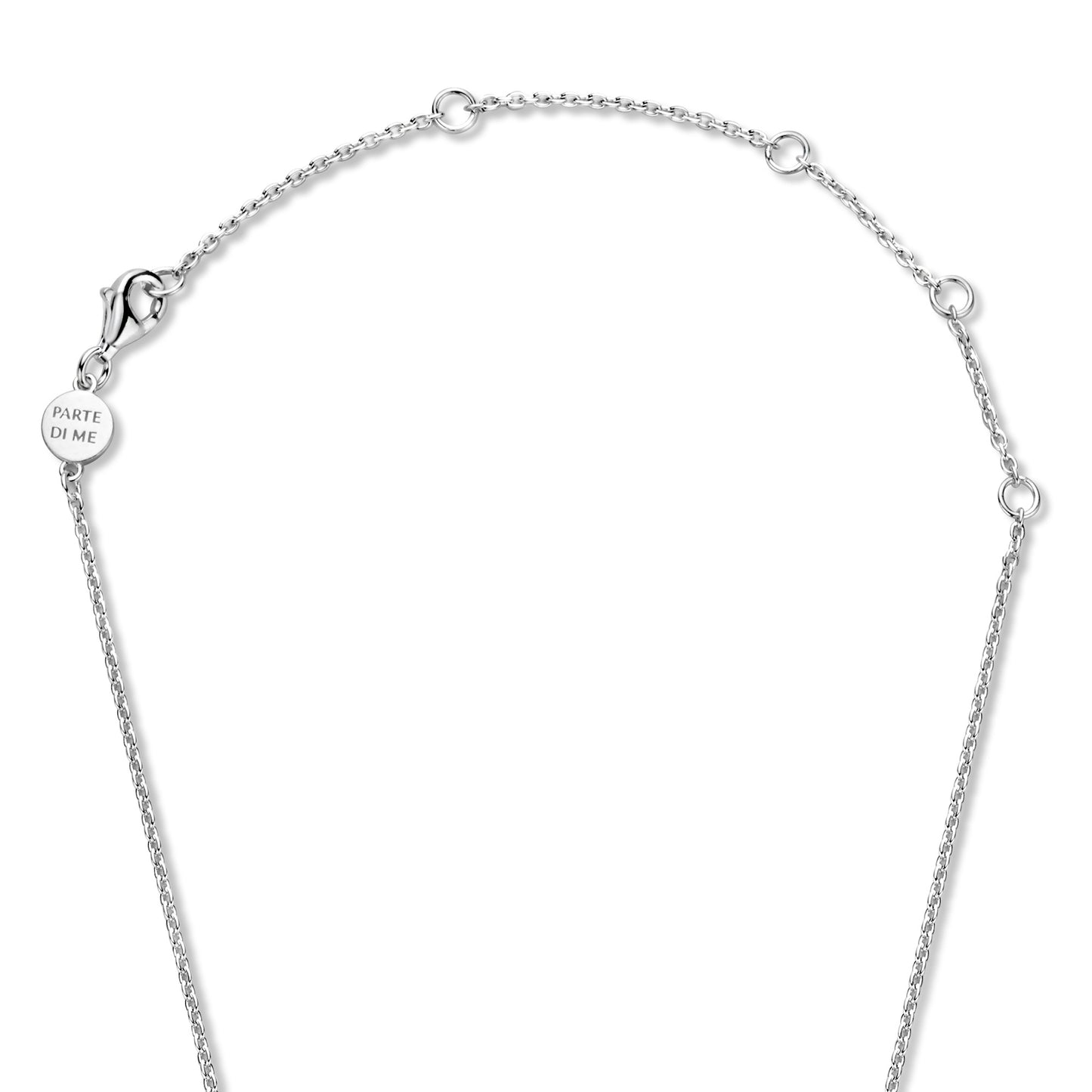 Ponte Vecchio Sofia 925 sterling silver necklace with zirconia stone