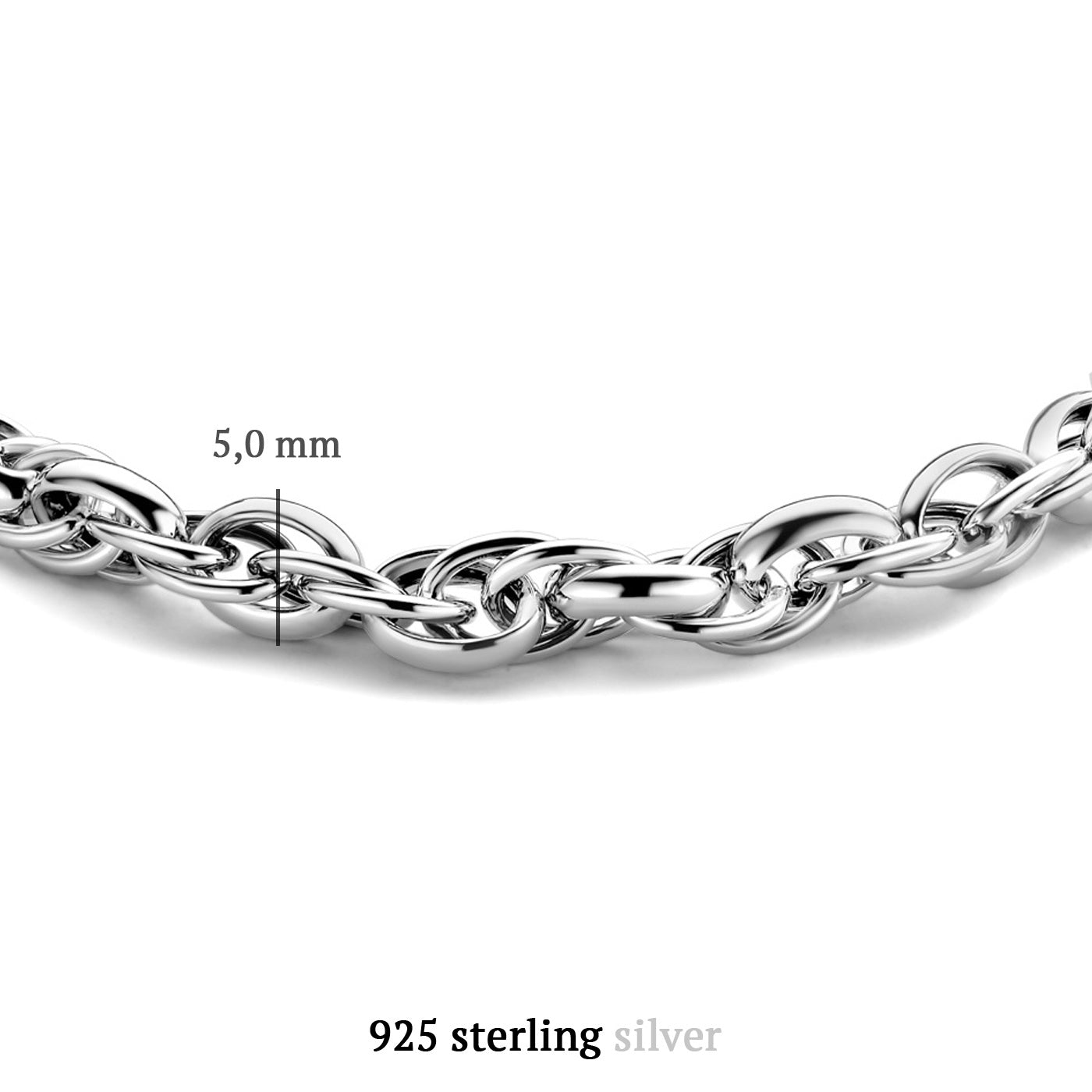 Bibbiena Poppi San Fedele 925 sterling silver link bracelet - Parte di Me