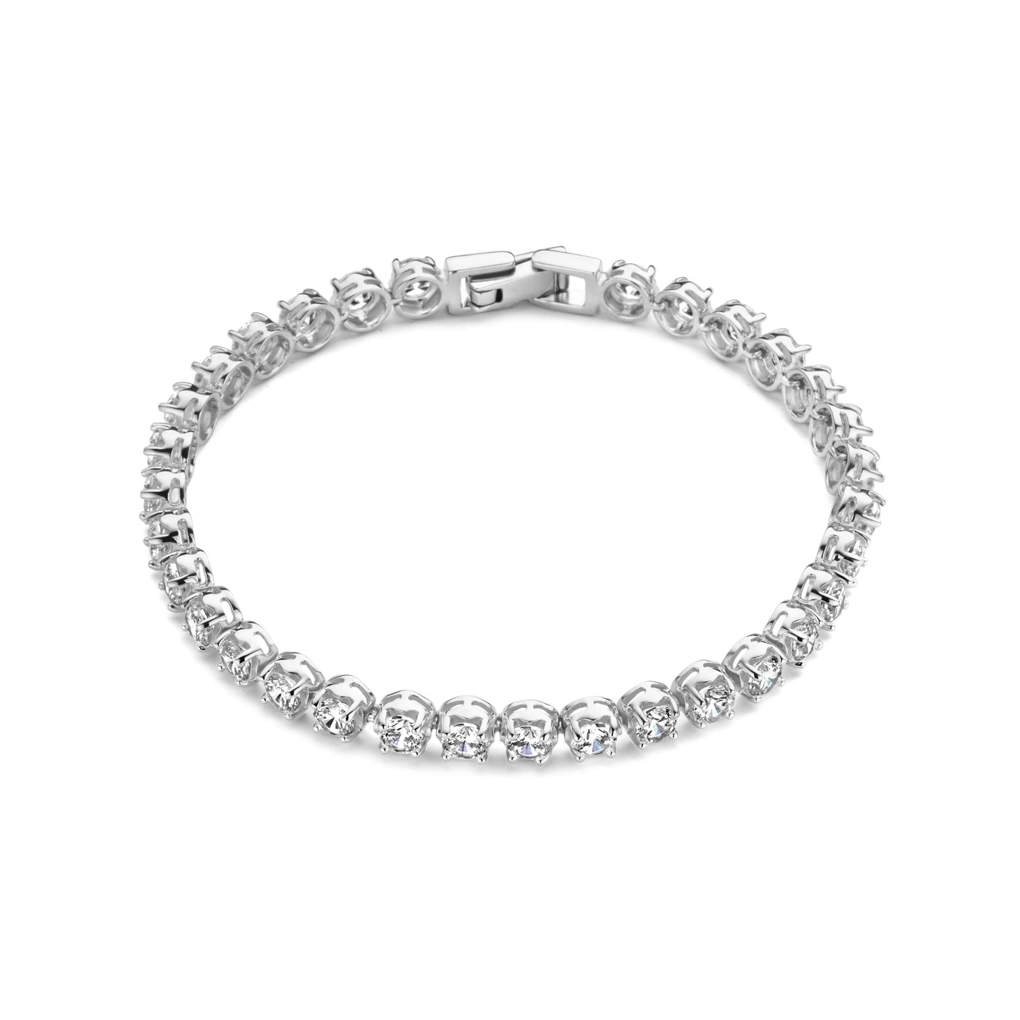 Santa Maria della Base bracelet en argent sterling 925 avec pierres de zircone