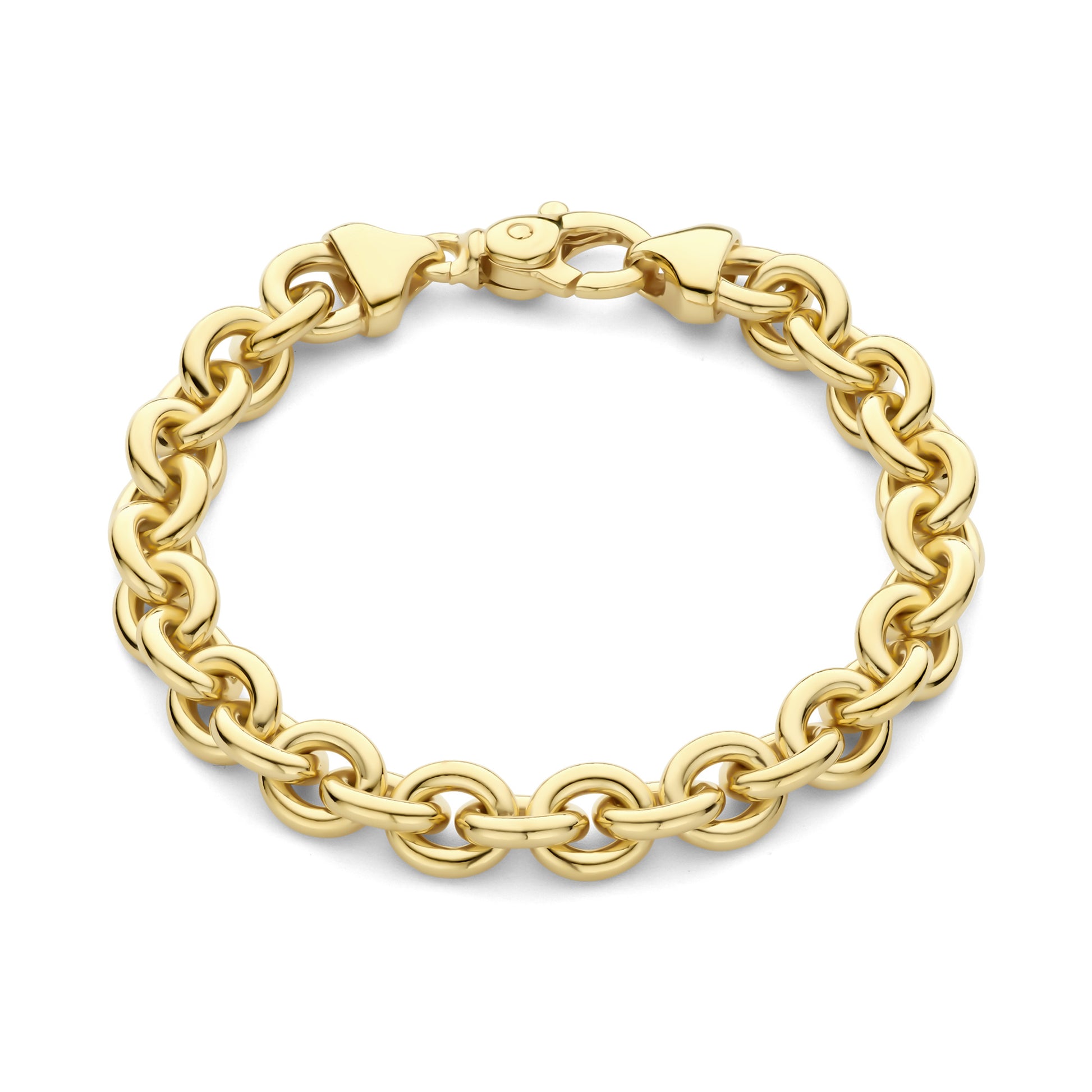 Bibbiena Poppi Mila 925 sterling silver gold plated link bracelet - Parte di Me