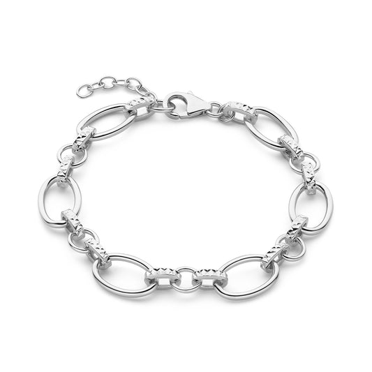 Bibbiena Poppi Clara bracelet à maillons en argent sterling 925