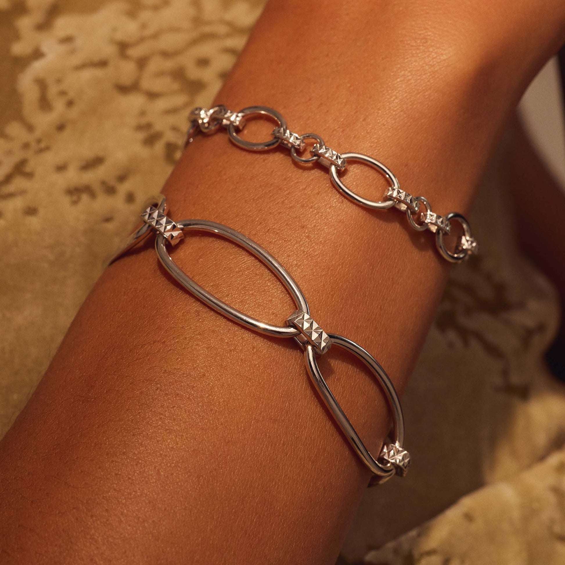 Bibbiena Poppi Clara 925 sterling silver link bracelet - Parte di Me