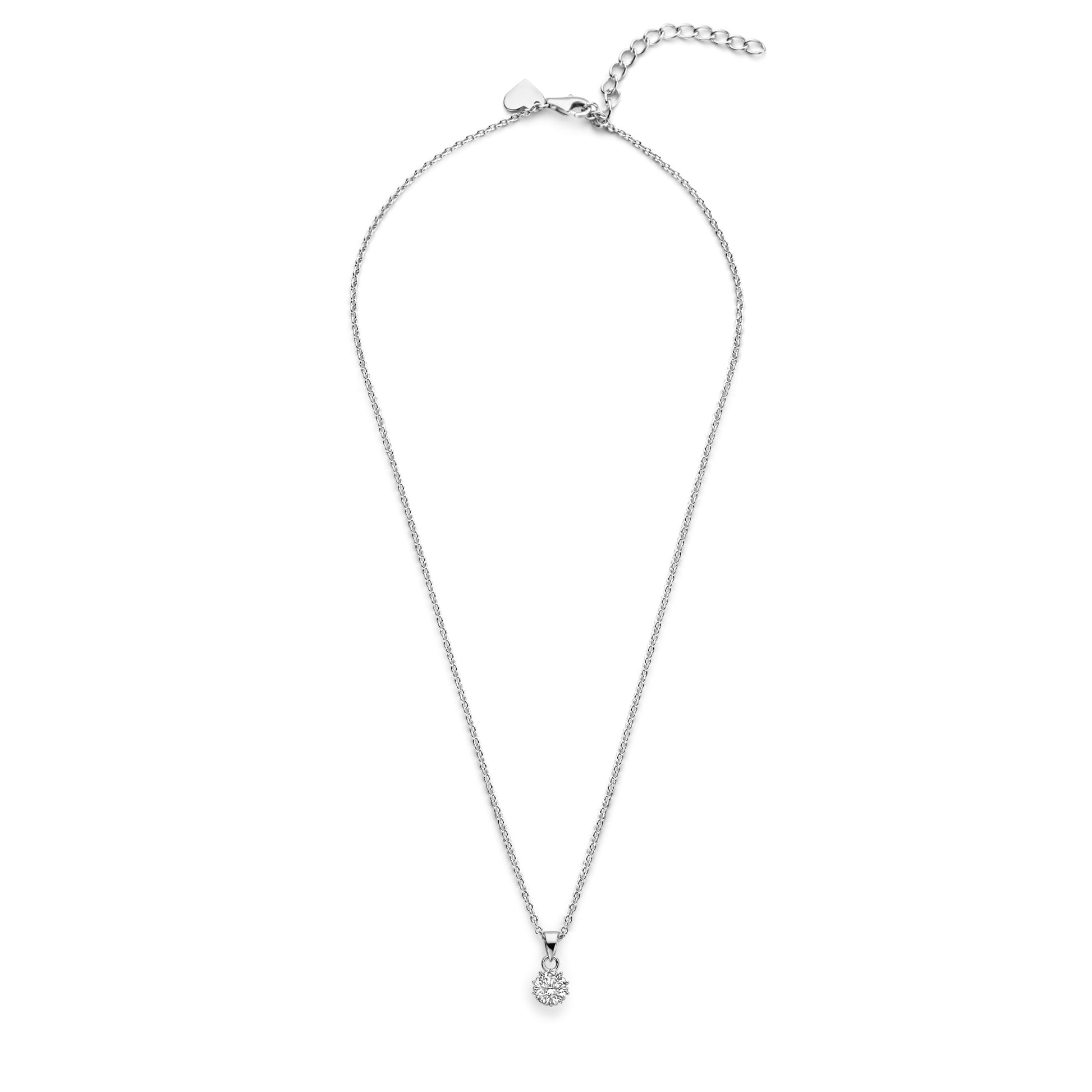 Cento Luci Rosia 925 sterling silver necklace with zirconia stone - Parte di Me