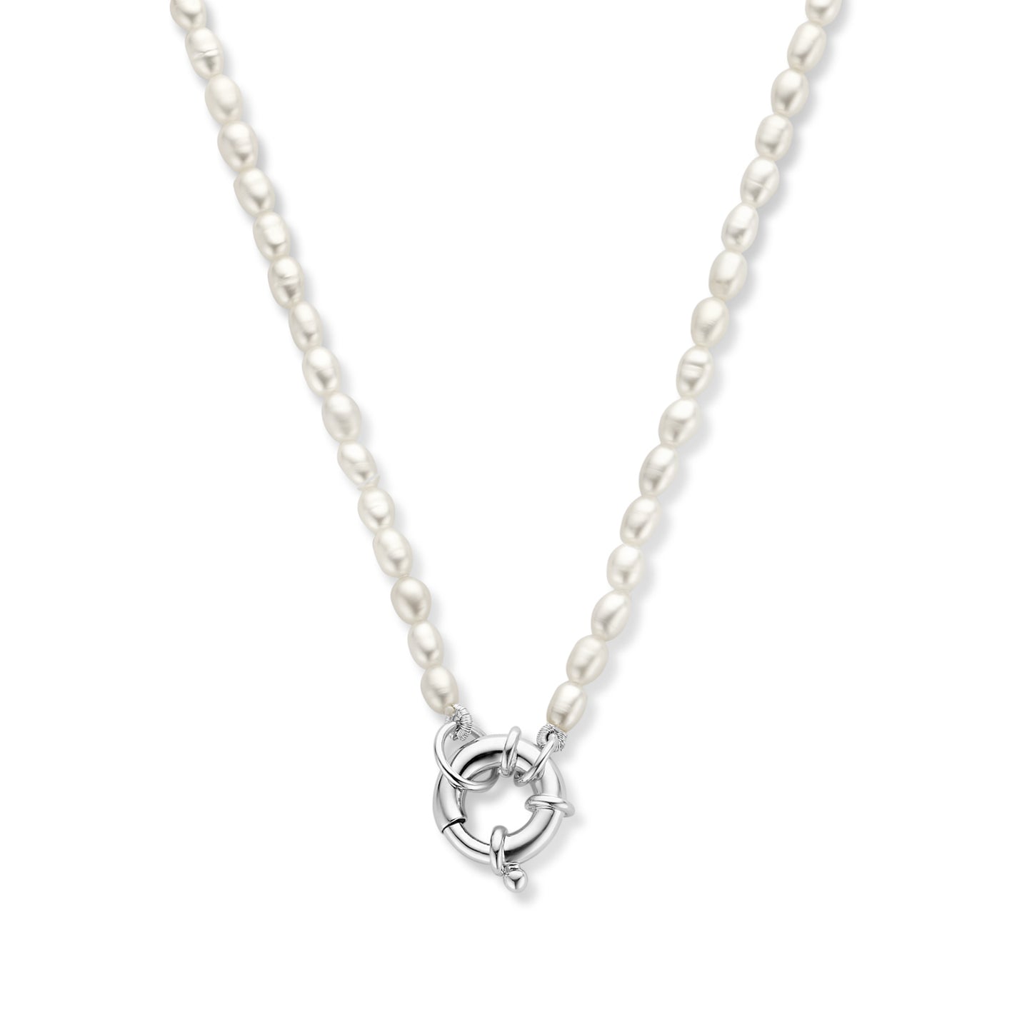 Brioso Cortona Bella 925 sterling silver pearl necklace with freshwater pearls - Parte di Me