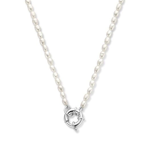 Brioso Cortona Bella 925 sterling silver pearl necklace with freshwater pearls - Parte di Me