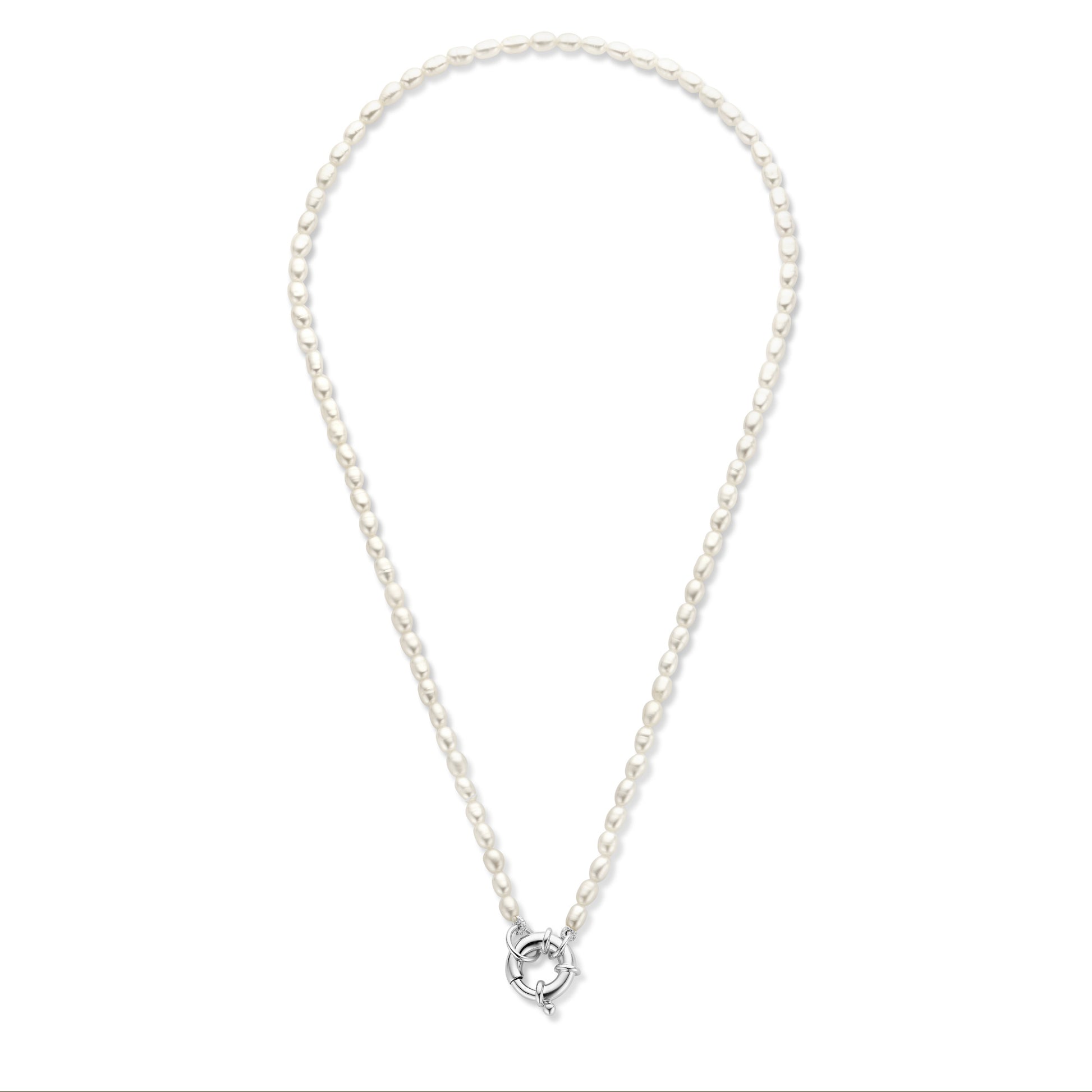 Brioso Cortona Bella 925 sterling silver pearl necklace with freshwater pearls - Parte di Me