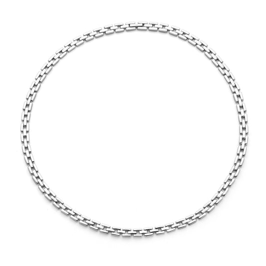 Bibbiena Poppi Dante 925 sterling silver link necklace - Parte di Me