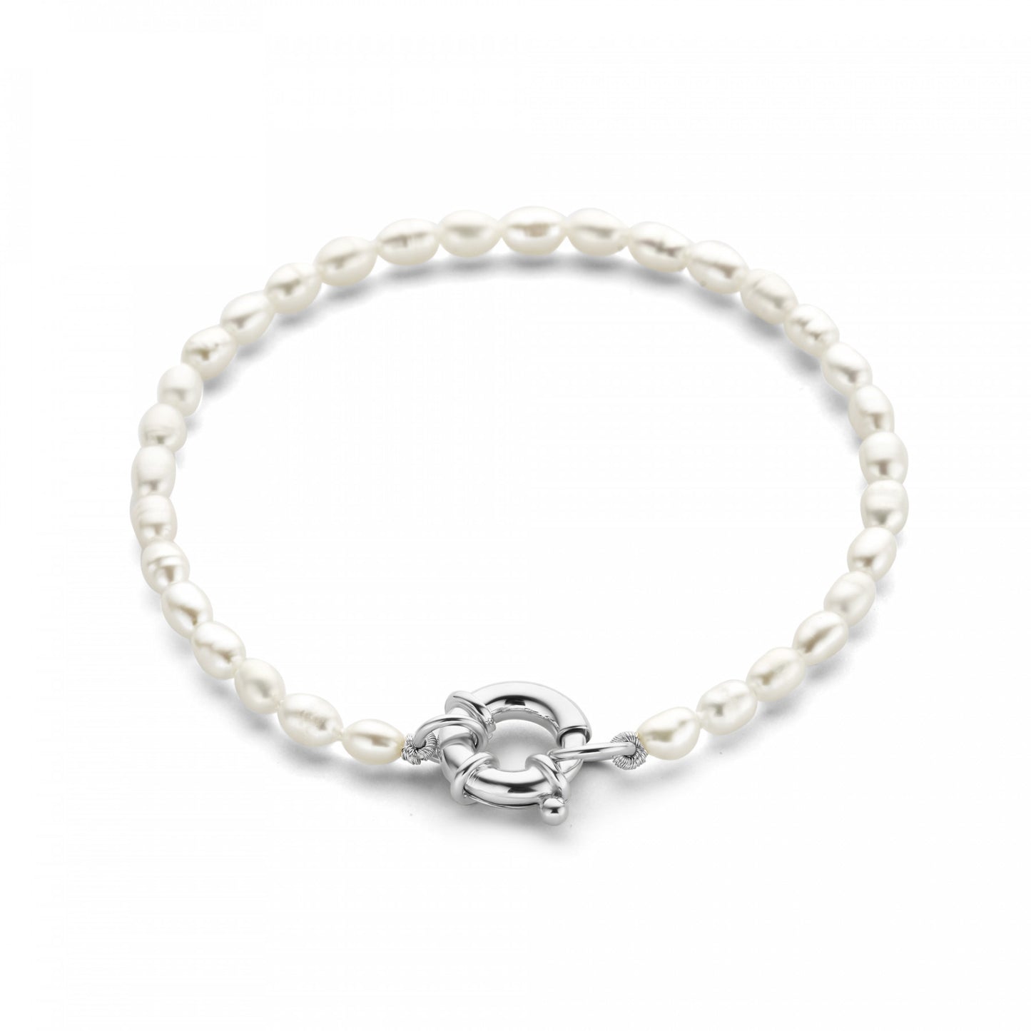 Sorprendimi 925 Sterling Silber Kette und Armband Geschenkset mit Süßwasserperlen