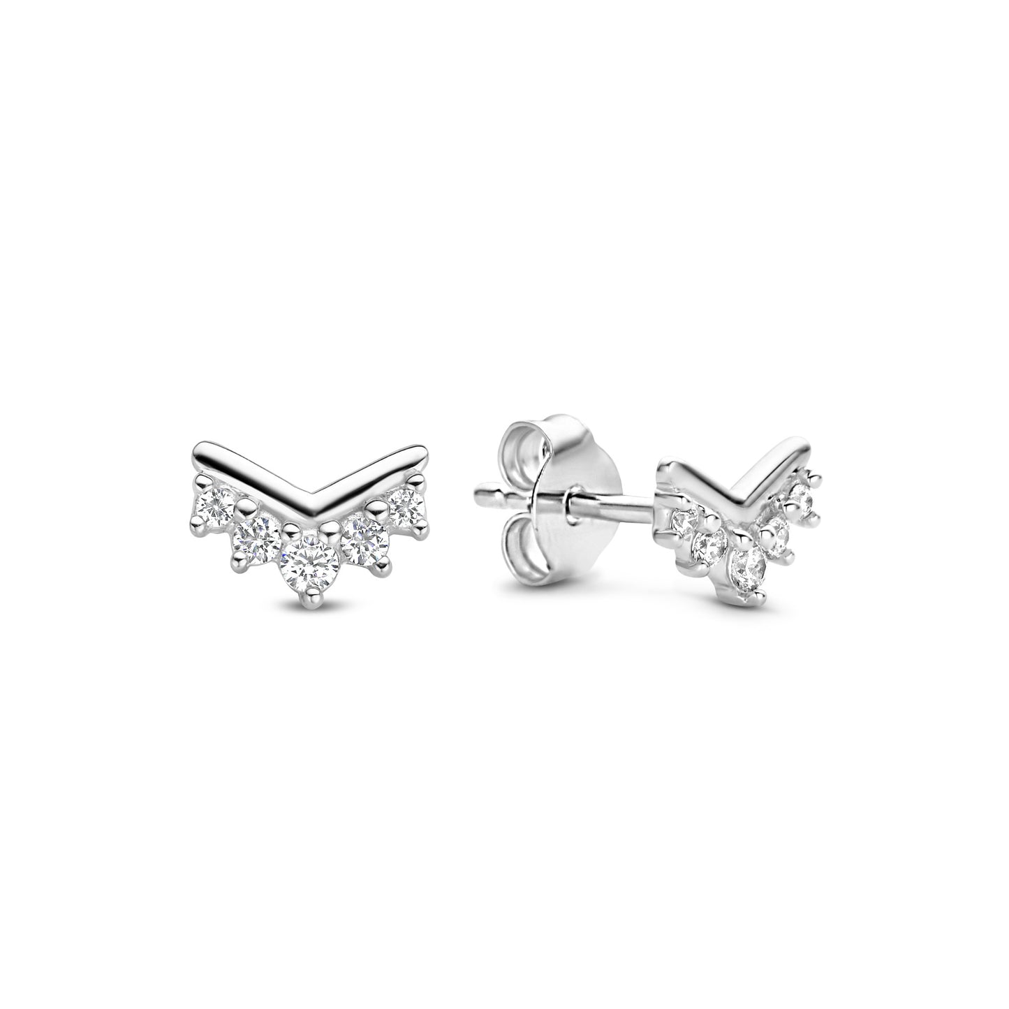 Sorprendimi 925 sterling silver earrings set with zirconia stones - Parte di Me