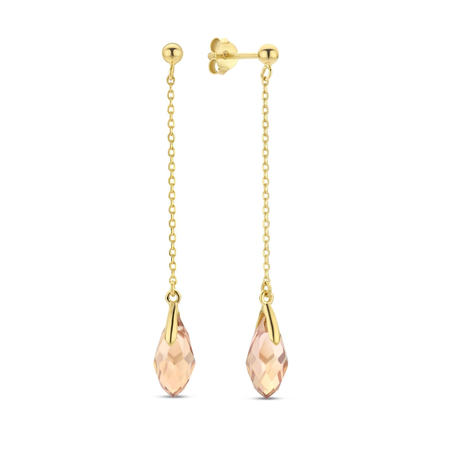 Sorprendimi 925 sterling silver gold plated earrings set - Parte di Me