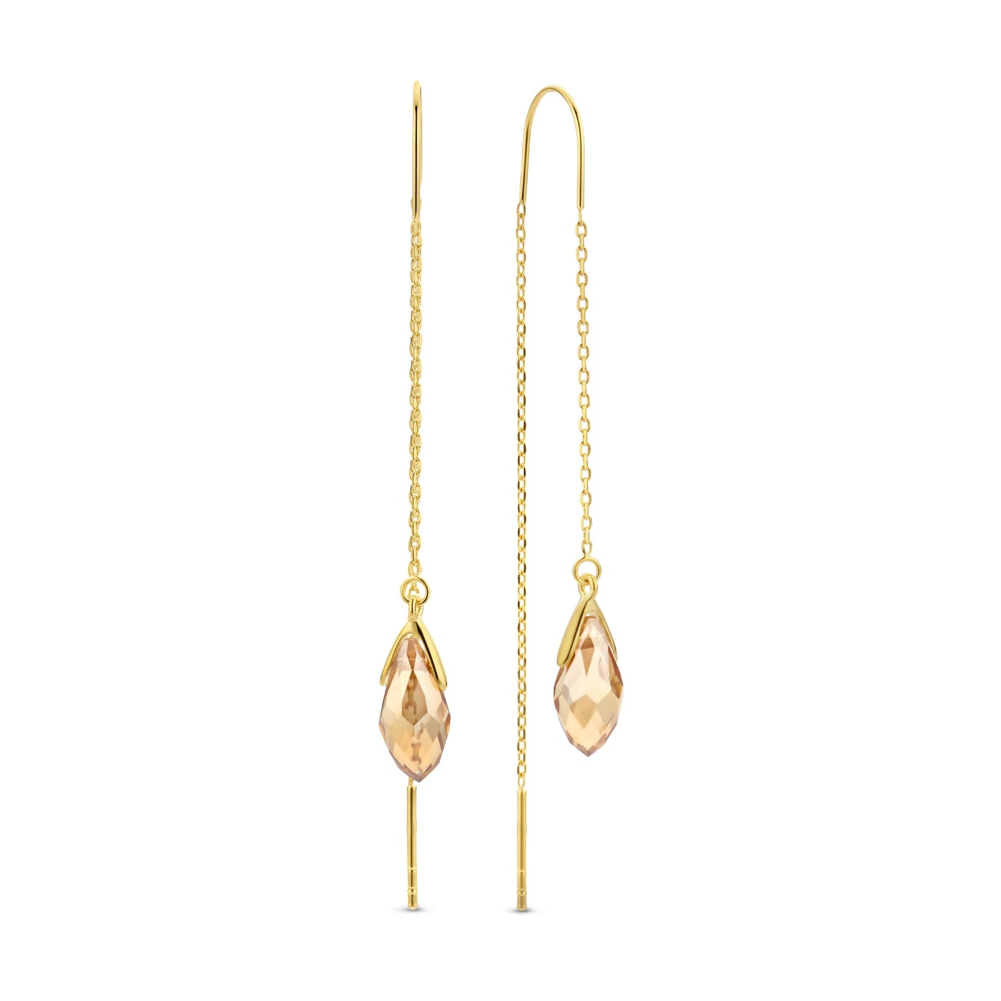 Sorprendimi 925 sterling silver gold plated earrings set - Parte di Me